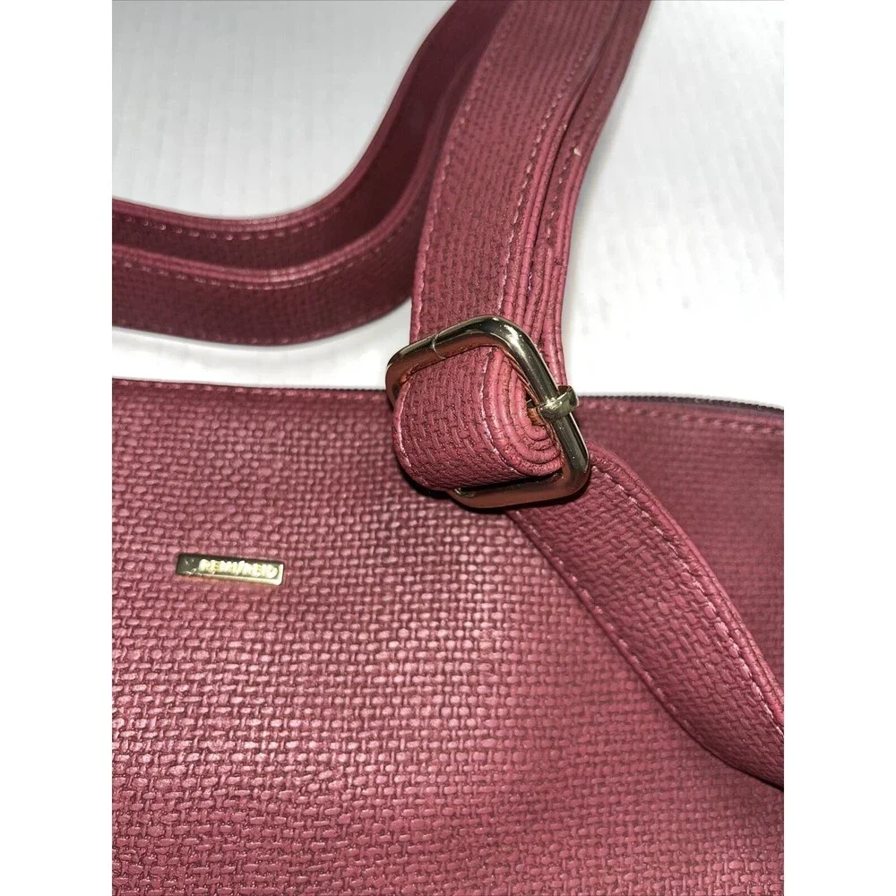 Remi / Reid Anthropologie Maroon Vegan Leather Crossbody Hobo Handbag NWOT
